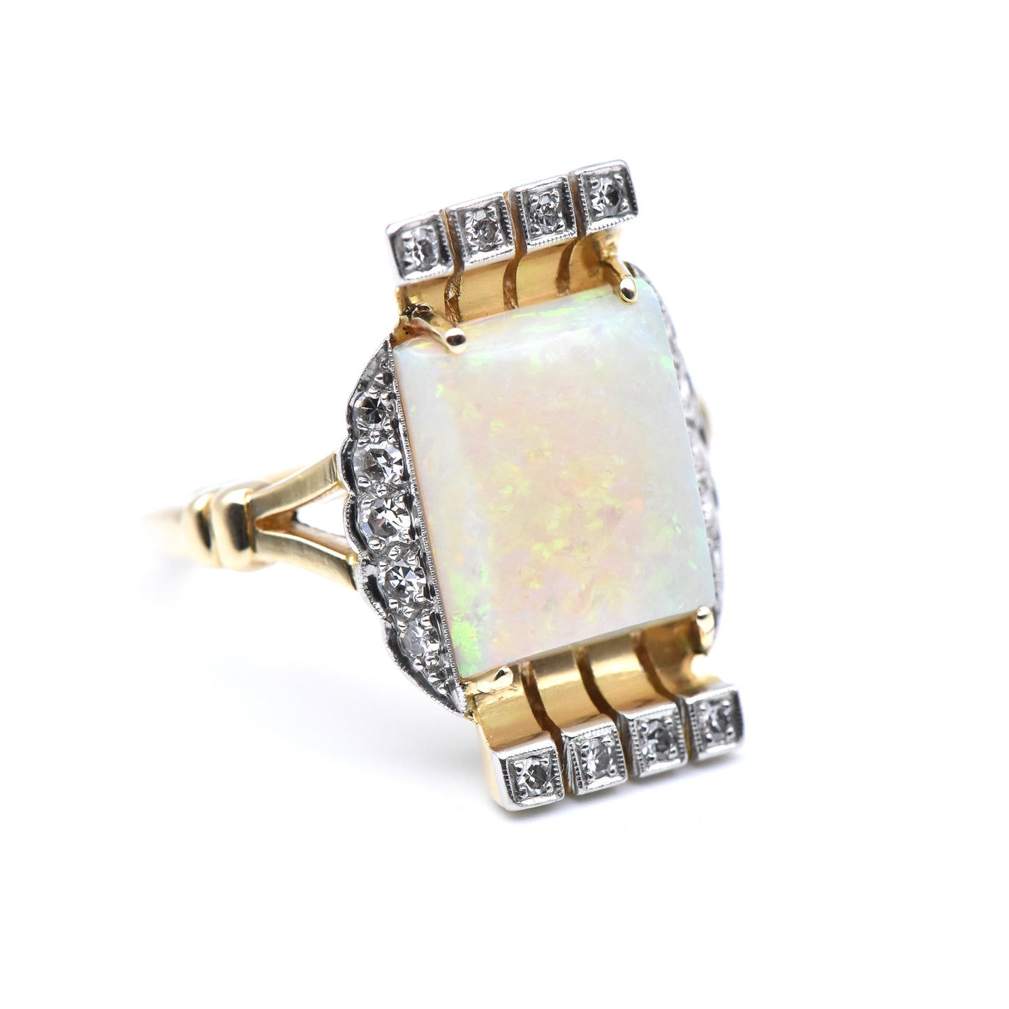 The Retro Opal Ring