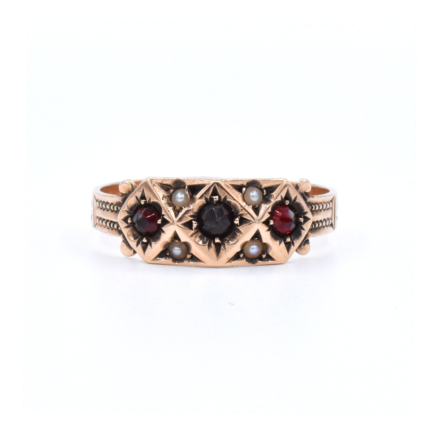 The Bohemian Garnet Gypsy Ring