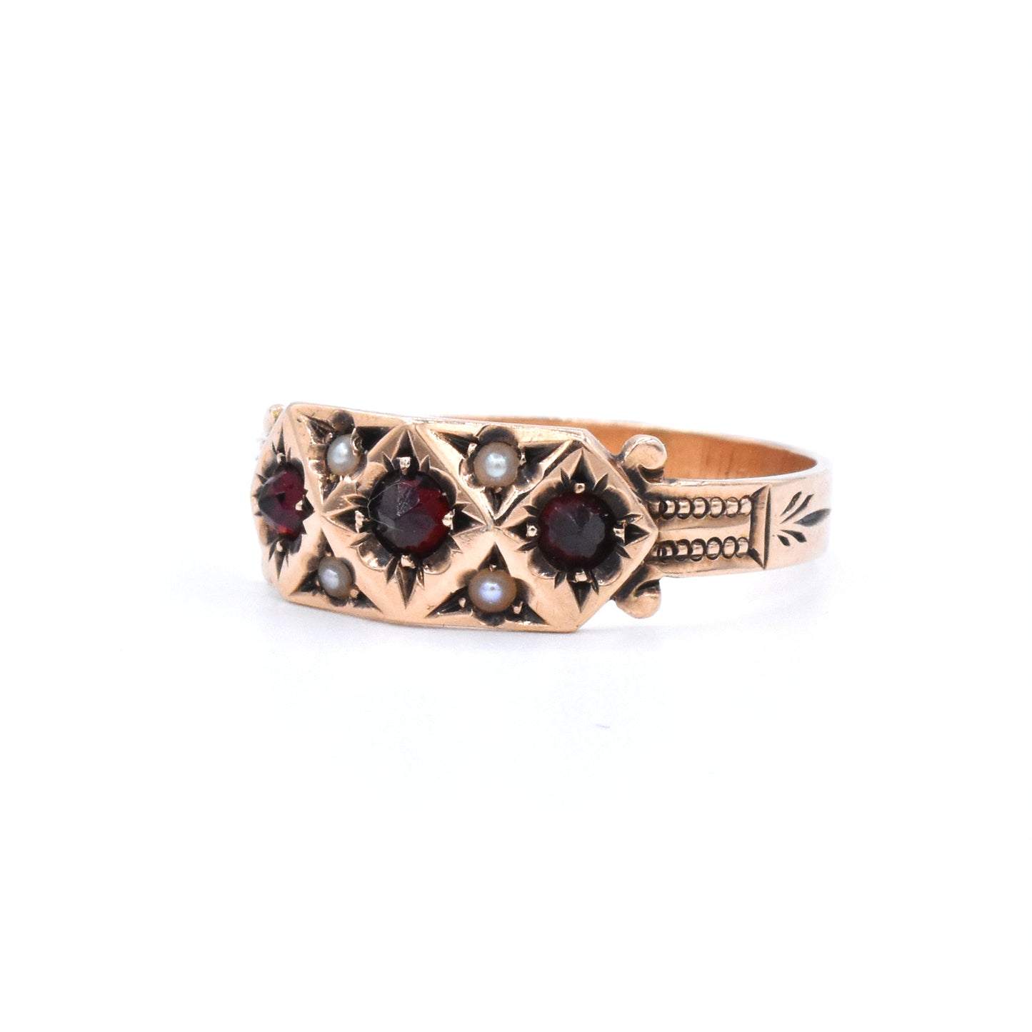 The Bohemian Garnet Gypsy Ring