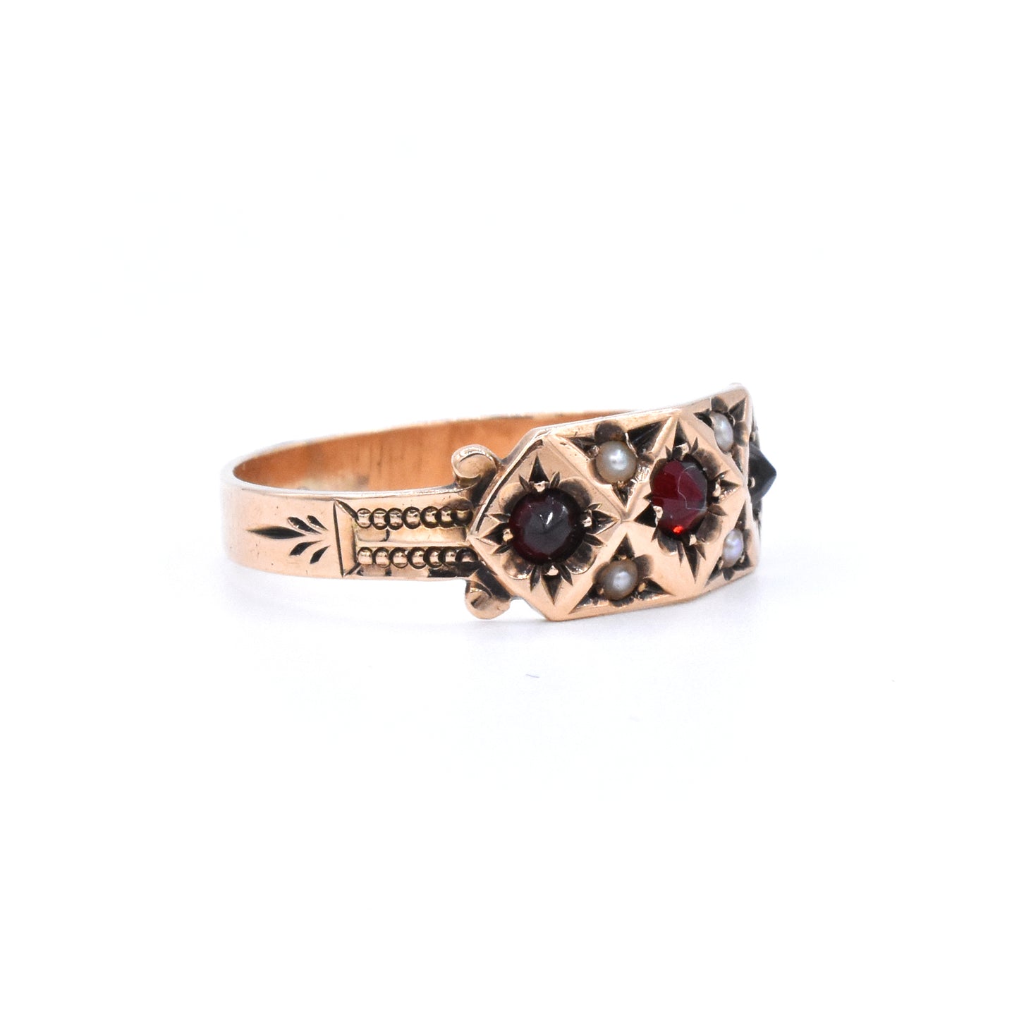 The Bohemian Garnet Gypsy Ring