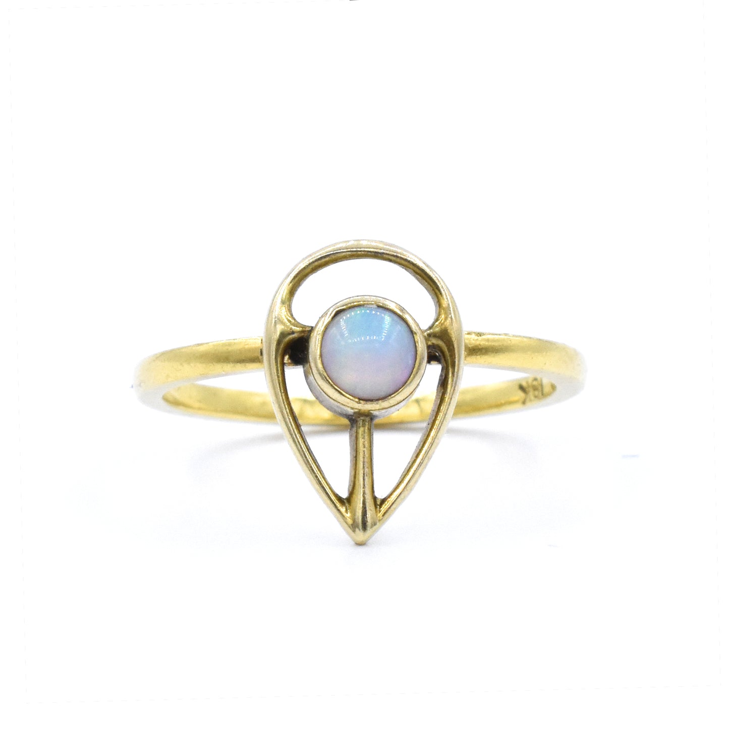 The Opal Teardrop Ring