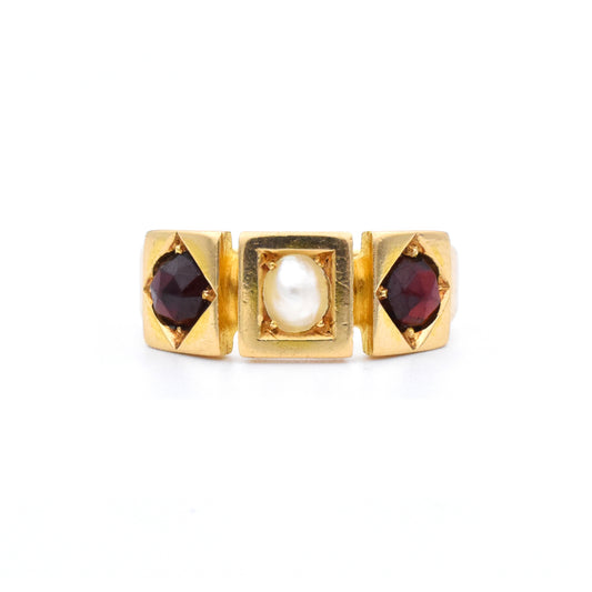 The Garnet Trilogy Ring