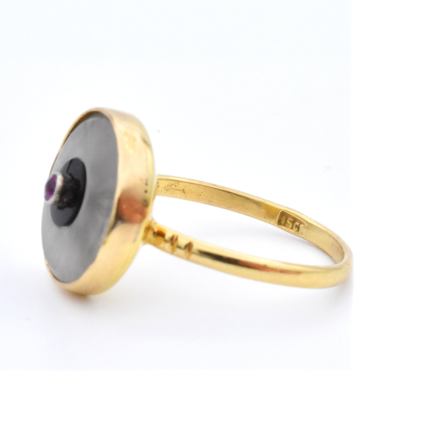 The Bullseye Ruby Ring