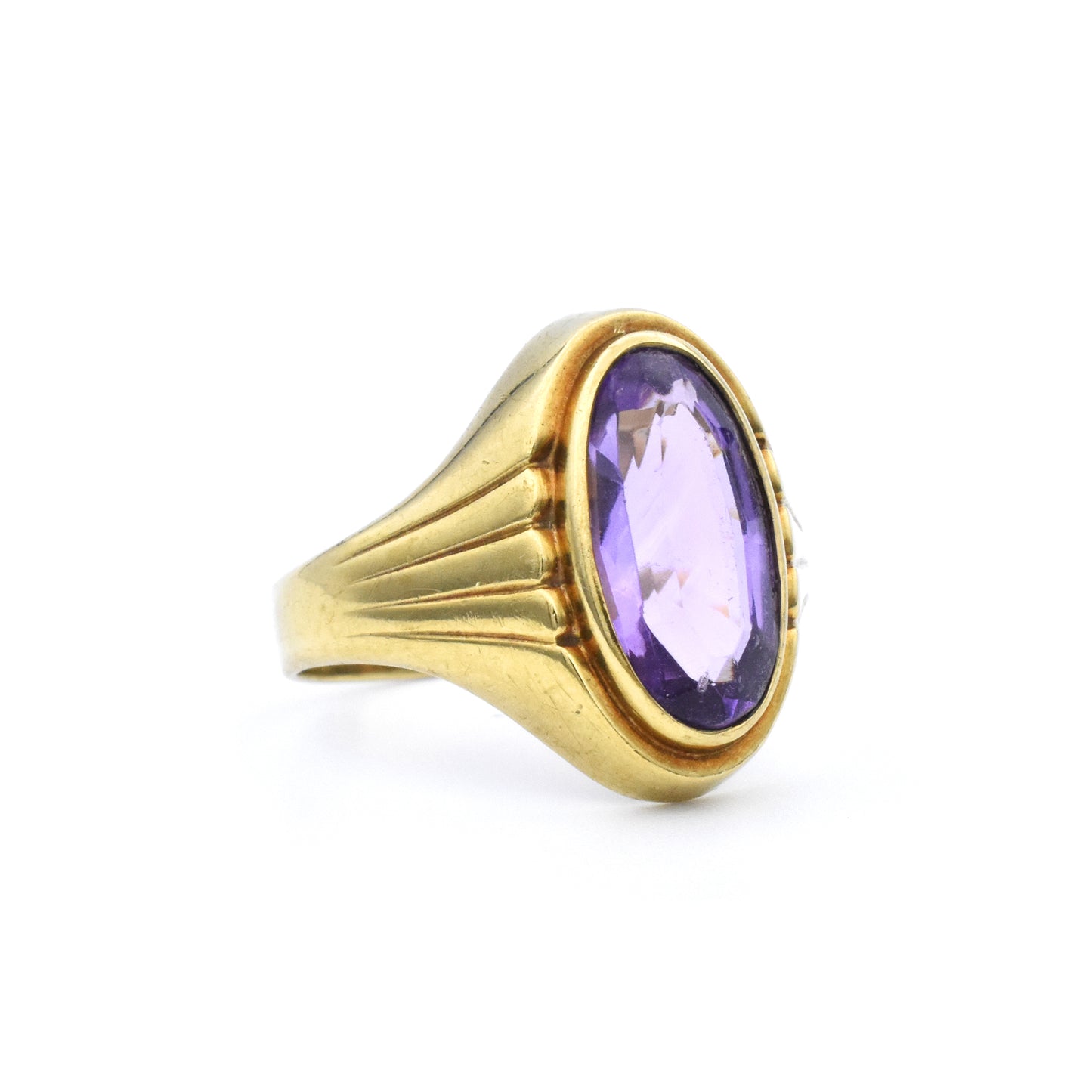 The Oval Amethyst Ring