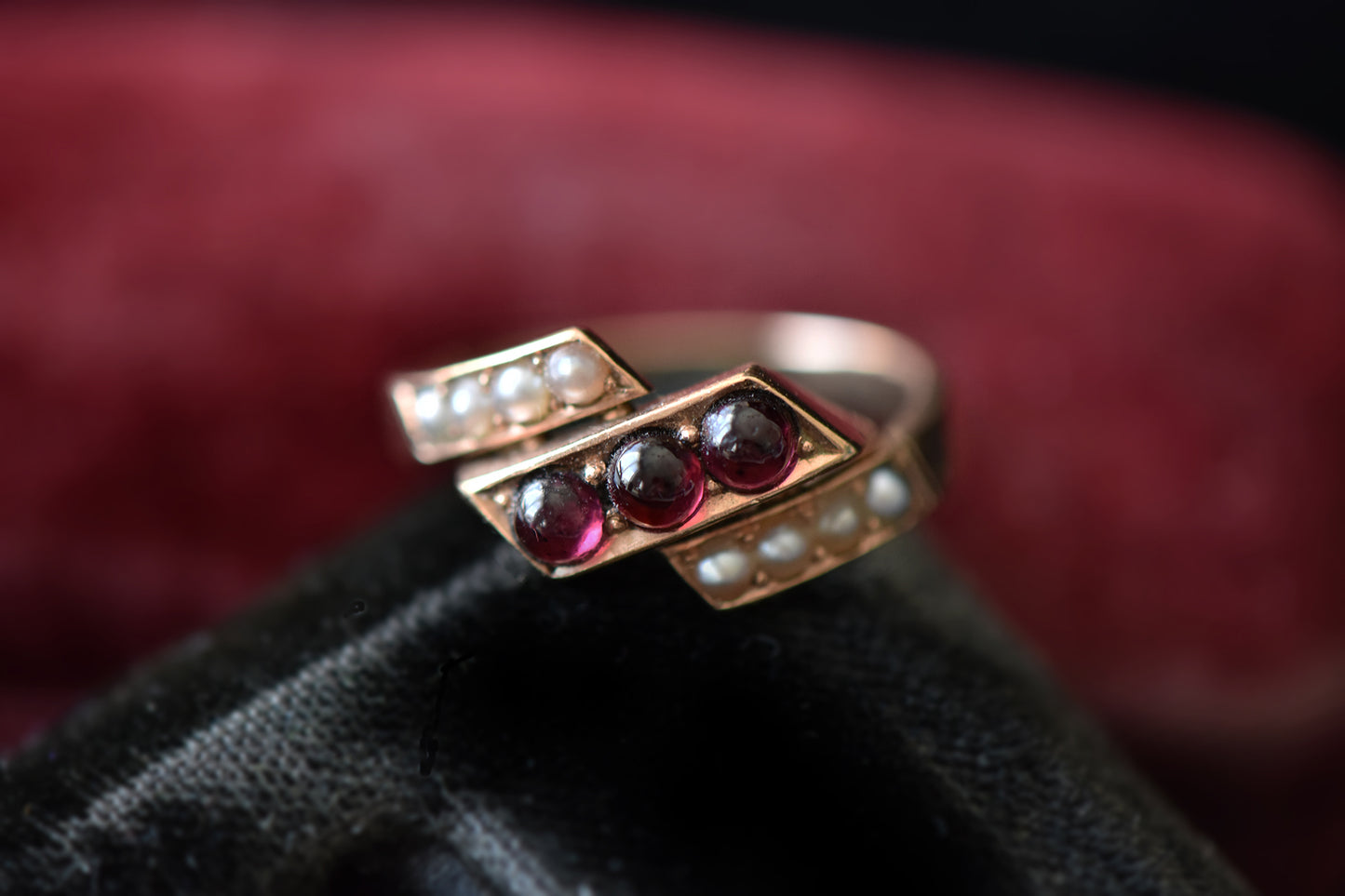 The Glowing Garnet Ring