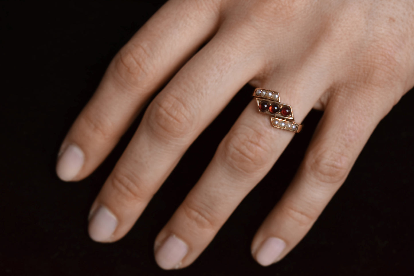 The Glowing Garnet Ring