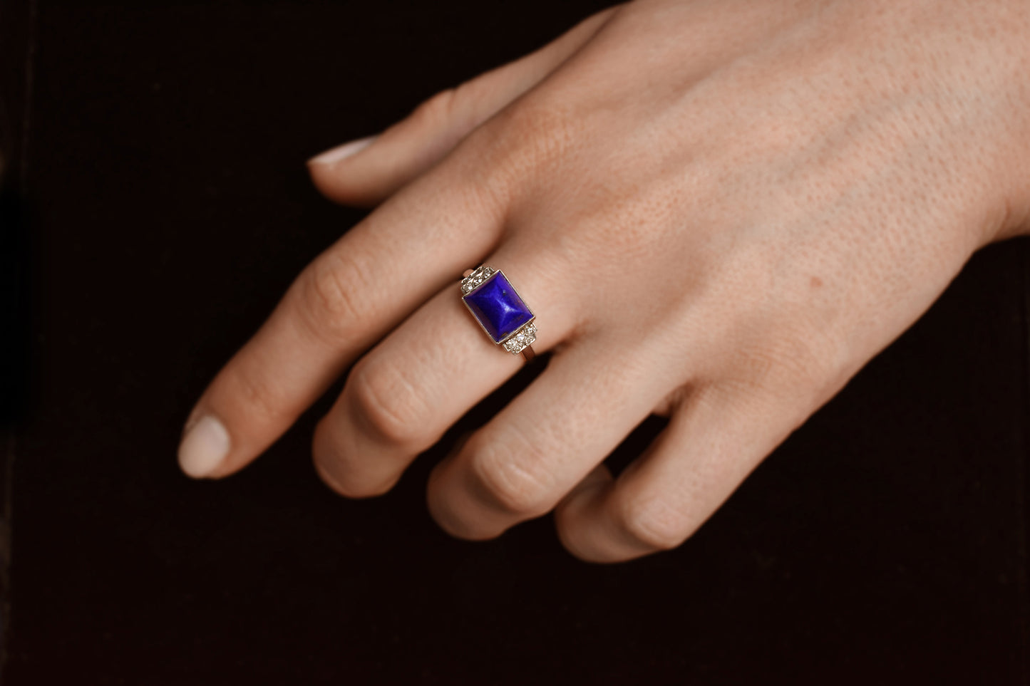 The Sugarloaf Lapis Ring