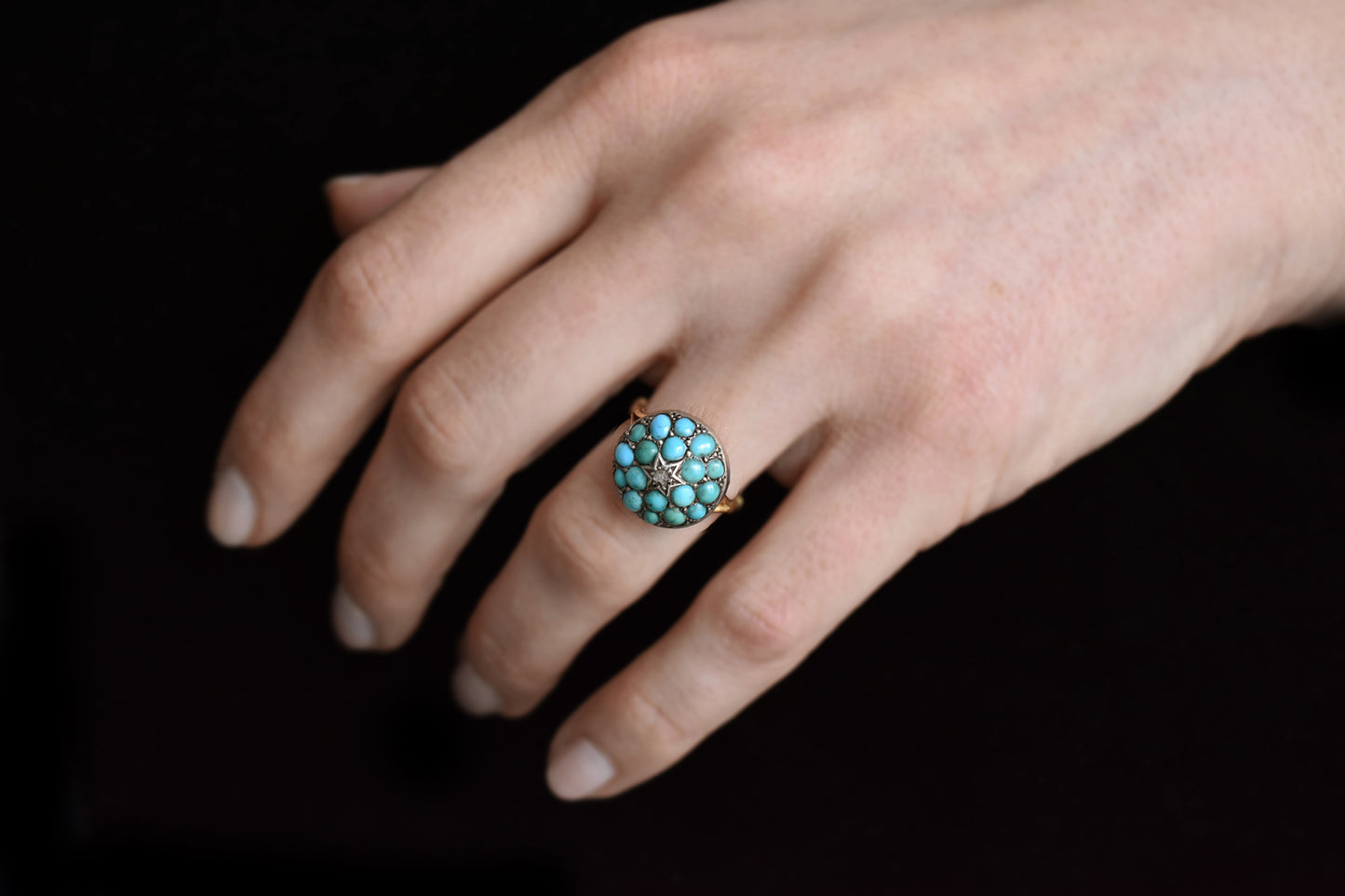 The Turquoise Bombe Ring