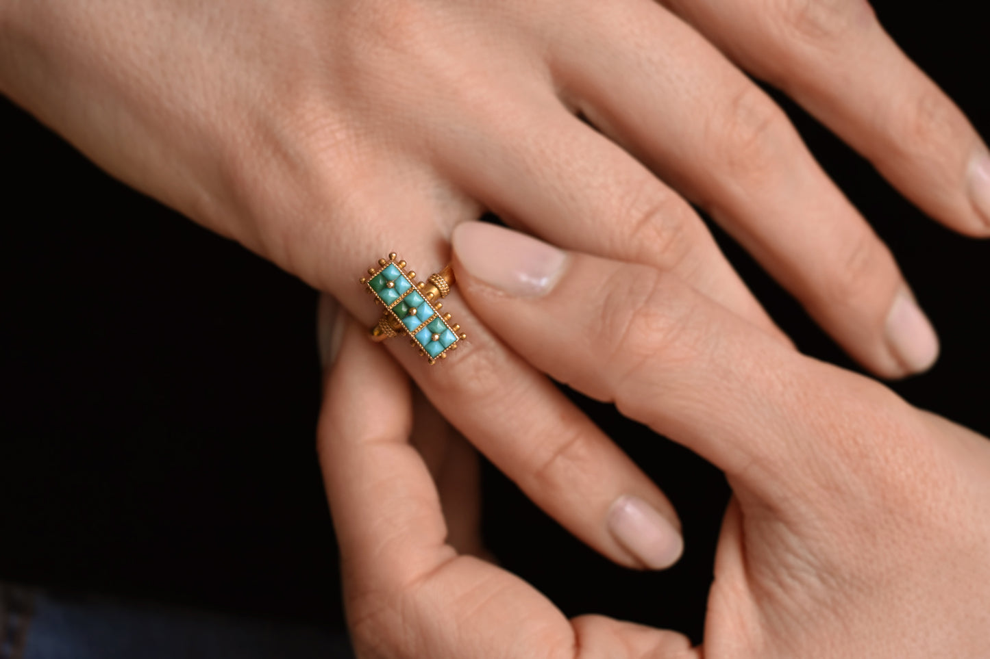 The Etruscan Turquoise Ring