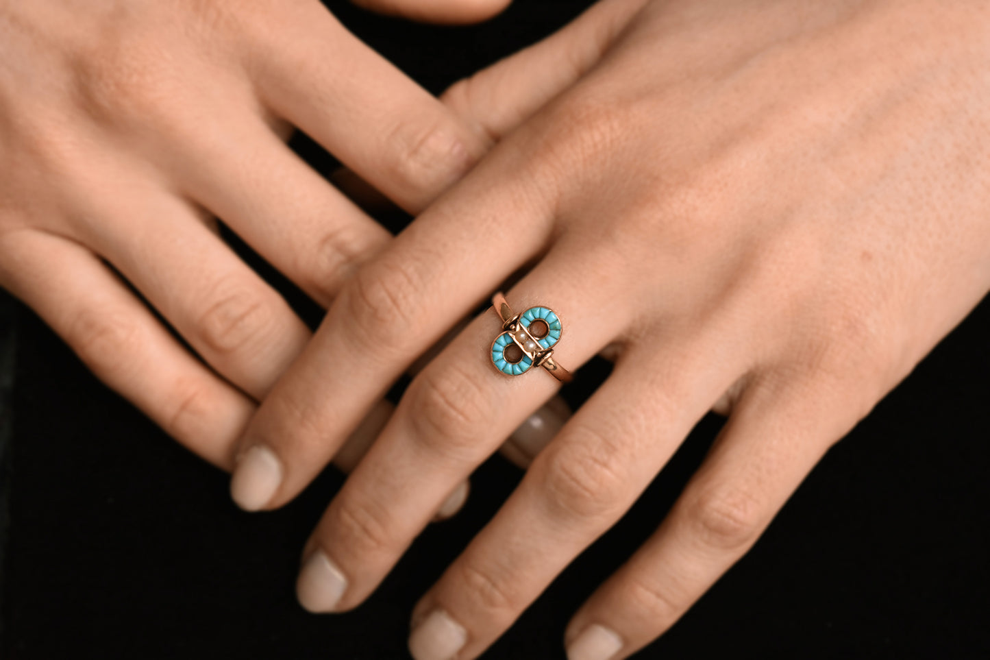 The Infinity Turquoise Ring