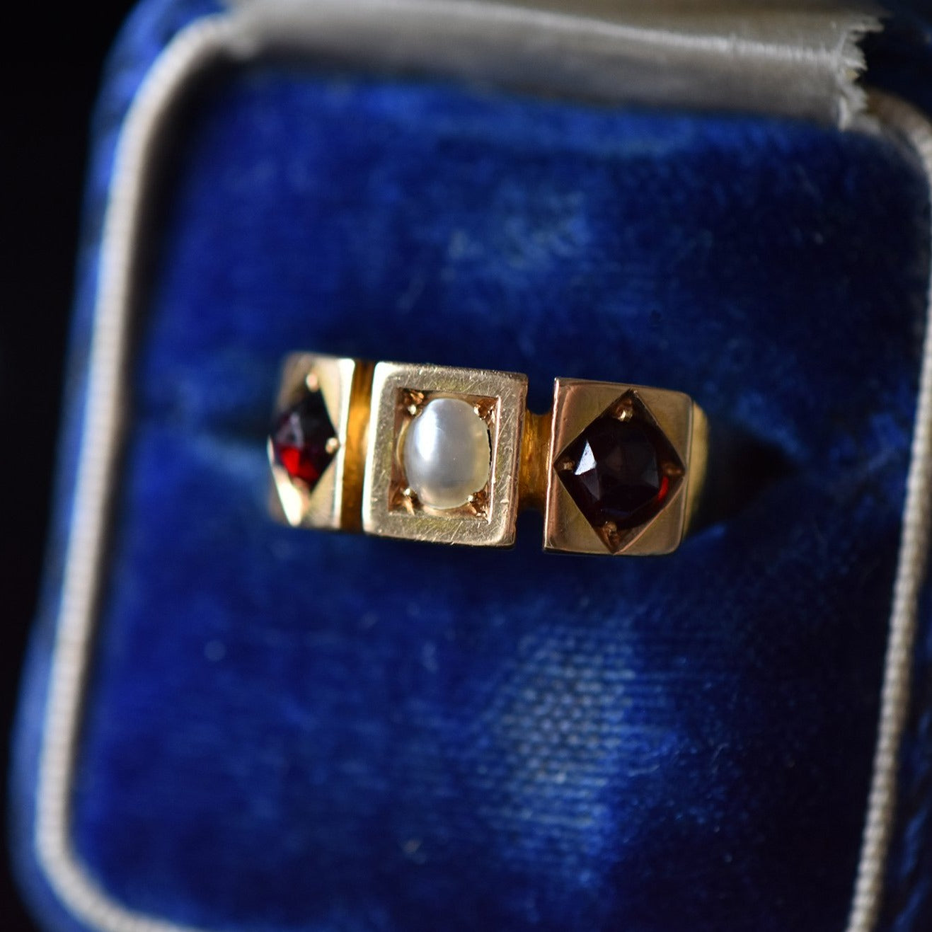 The Garnet Trilogy Ring