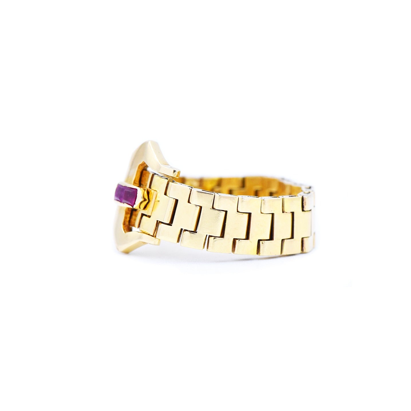 The Ruby Buckle Ring